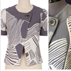 Anthropologie blazer-blouse, cute & professional